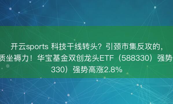 开云sports 科技干线转头？引颈市集反攻的，还得是新质坐褥力！华宝基金双创龙头ETF（588330）强势高涨2.8%